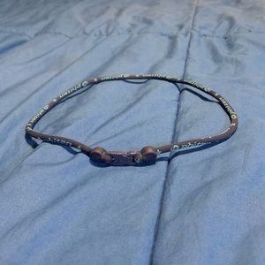 Phiten Dark Blue Titanium Necklace